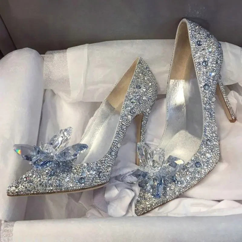 JIMMY CHOO Cinderella Shoes AVRIL Review, Crystal Pumps, Luxury Haul