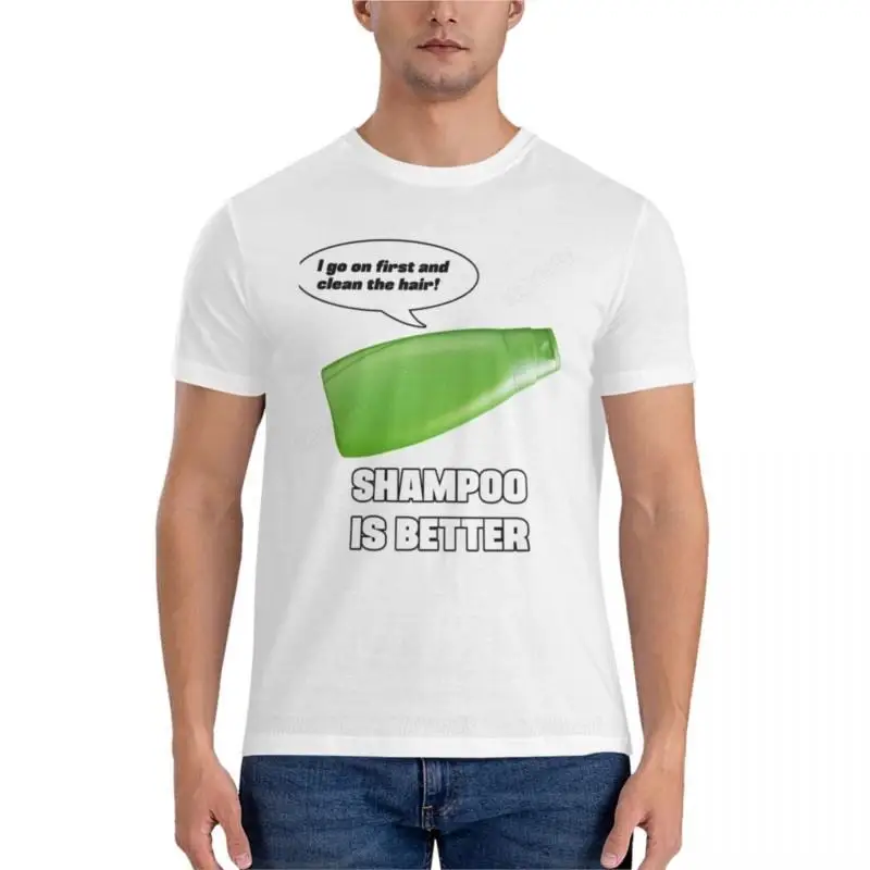 Lo Shampoo È Meglio! T-Shirt Grafica Fruit Of The Loom Magliette Da Uomo Magliette Grafiche T-Shirt Di Marca T-Shirt Da Uomo In Cotone