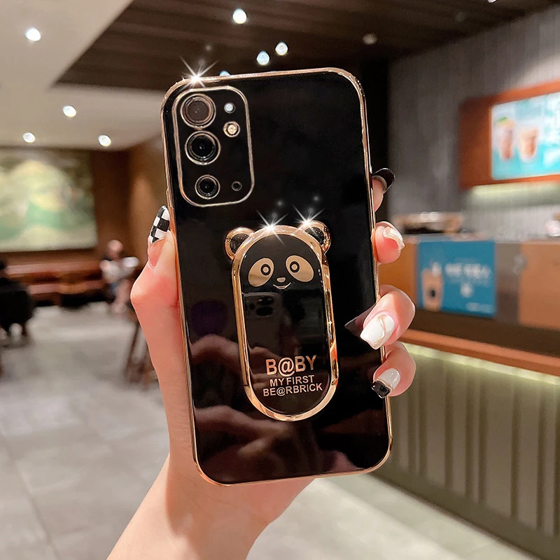 Für Funda One plus Oneplus 10 9 Pro 9R 9RT 8T nord 2 Nord2 9 RT 9Pro 10Pro 8 T Gehäuseabdeckung Luxury Plating Stand Holder Ph_voghion.com