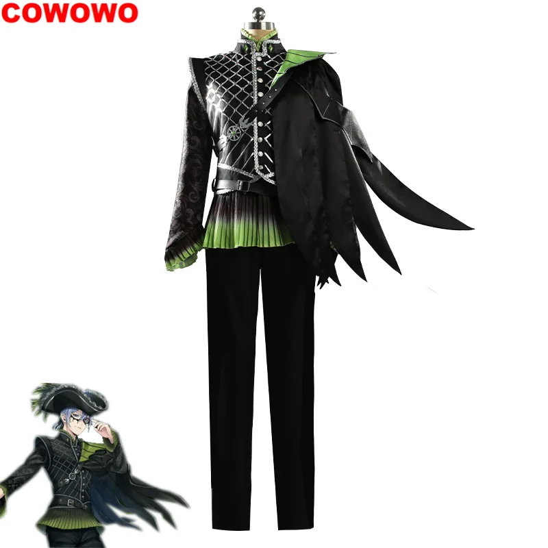 Cowowo Game Twisted Wonderland Silver Cosplay Costume Masquerade Ball Uniforms Halloween Party Suit Abbigliamento Anime Custom Made