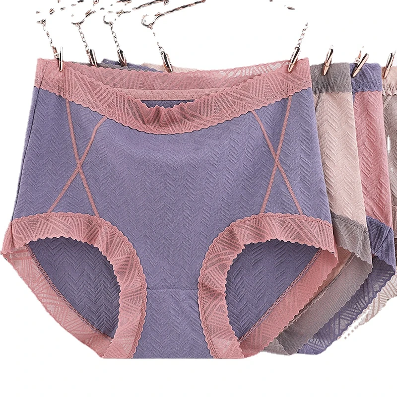 New Sexy Lace Panties Cotton Underwear Breathable Briefs For Women