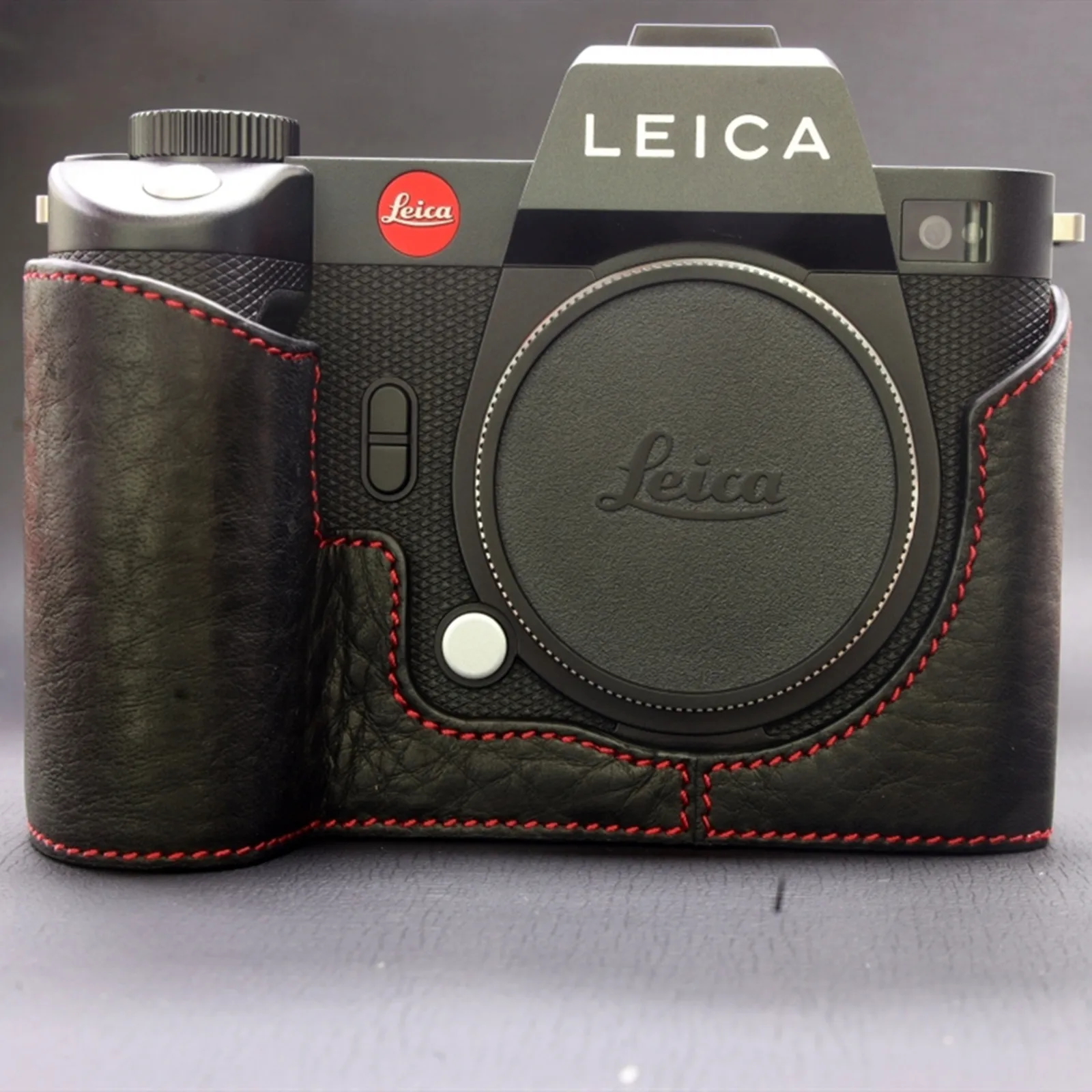 Handmade Genuine Leather Camera Case Half Body For Leica Sl2 Sl2-S Bottom Cover
