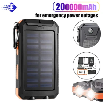 200000mAh Solar Power Bank 1