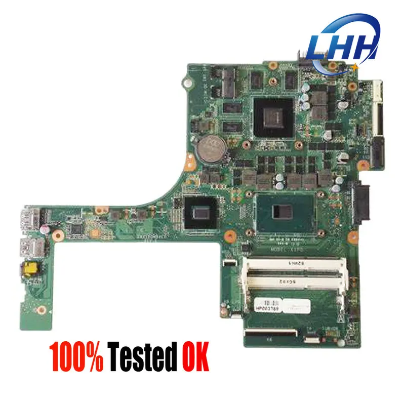 

Материнская плата DAX1PDMB8E0 для ноутбука HP PAVILION 15-AK, материнская плата I7-6700HQ CPU GTX950, 4 Гб GPU
