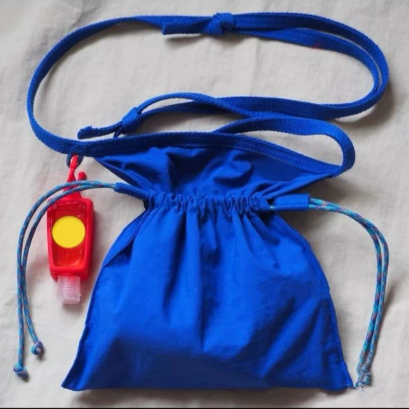 

Новинка лета 2024, Сумка кросс-боди из Таиланда на шнурке, сумка через плечо в стиле фартука с индивидуальным дизайном, сумка-ведро из нейлона и хлопка