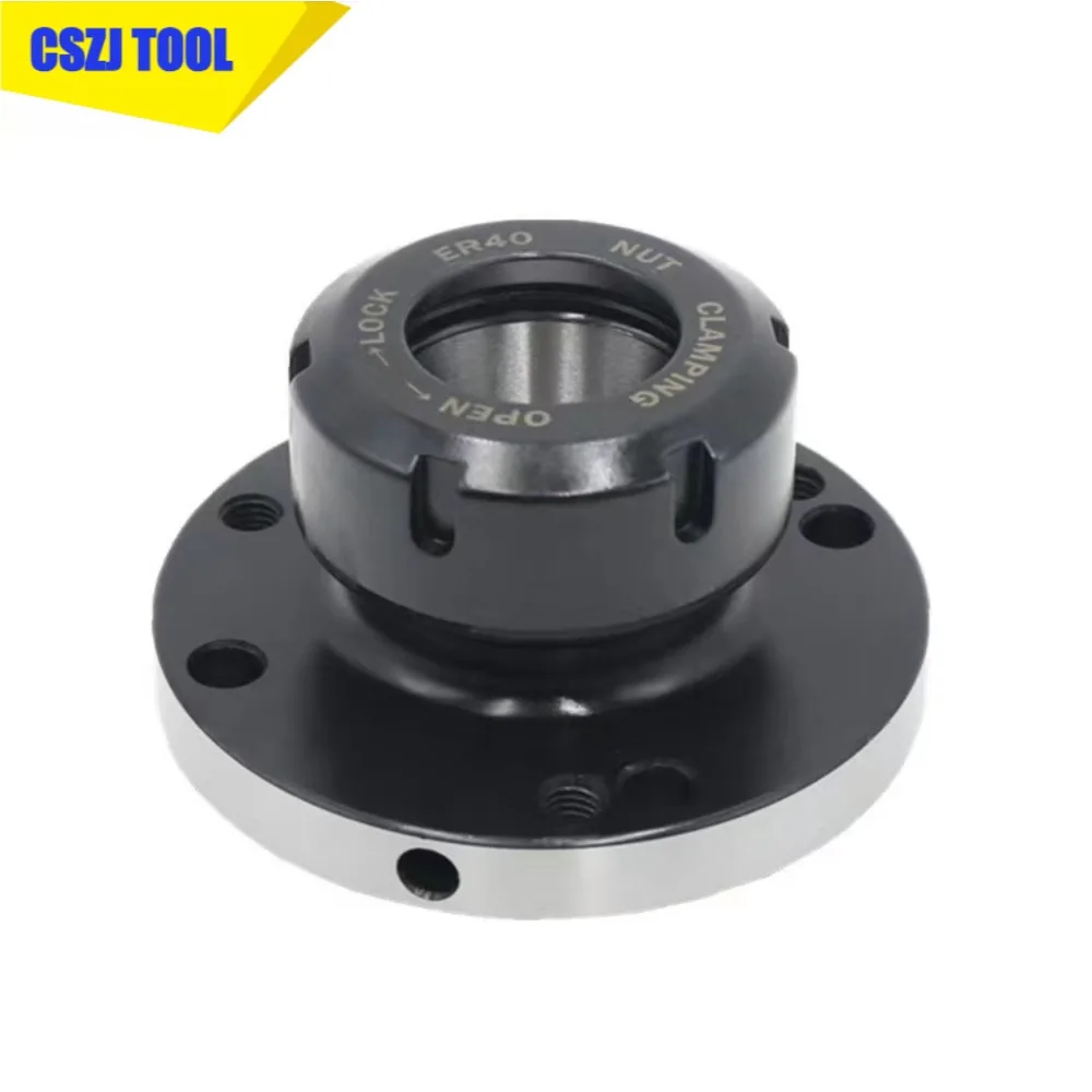 

lathe chuck ER16 ER25 ER32 ER40 ER50 100mm 80mm Mini spindle Flange Four Axis cartridge Collet Fixture For CNC tools accessories