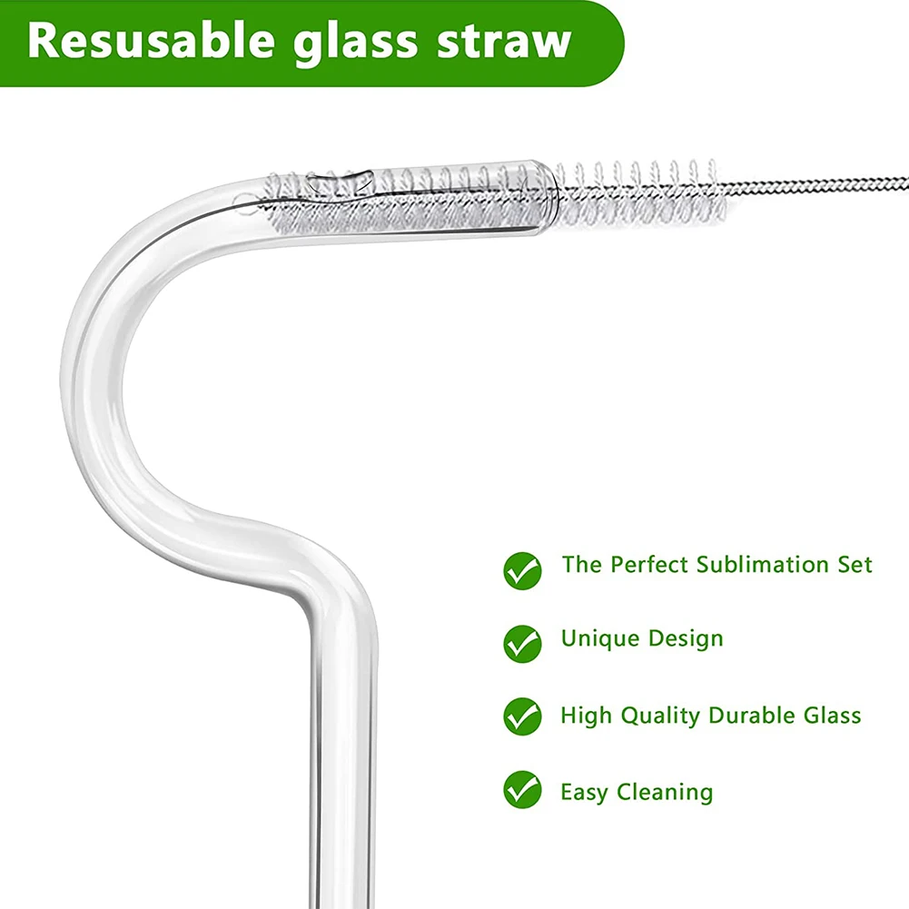 Anti Wrinkle Straw Reusable Glass Drinking Flute Curved No Wrinkle Prevent  Wrinkles Sideways Free Lip Sip Side Straws With Brush - Buy Anti Wrinkle  Straw Reusable Glass Drinking Flute Curved No Wrinkle