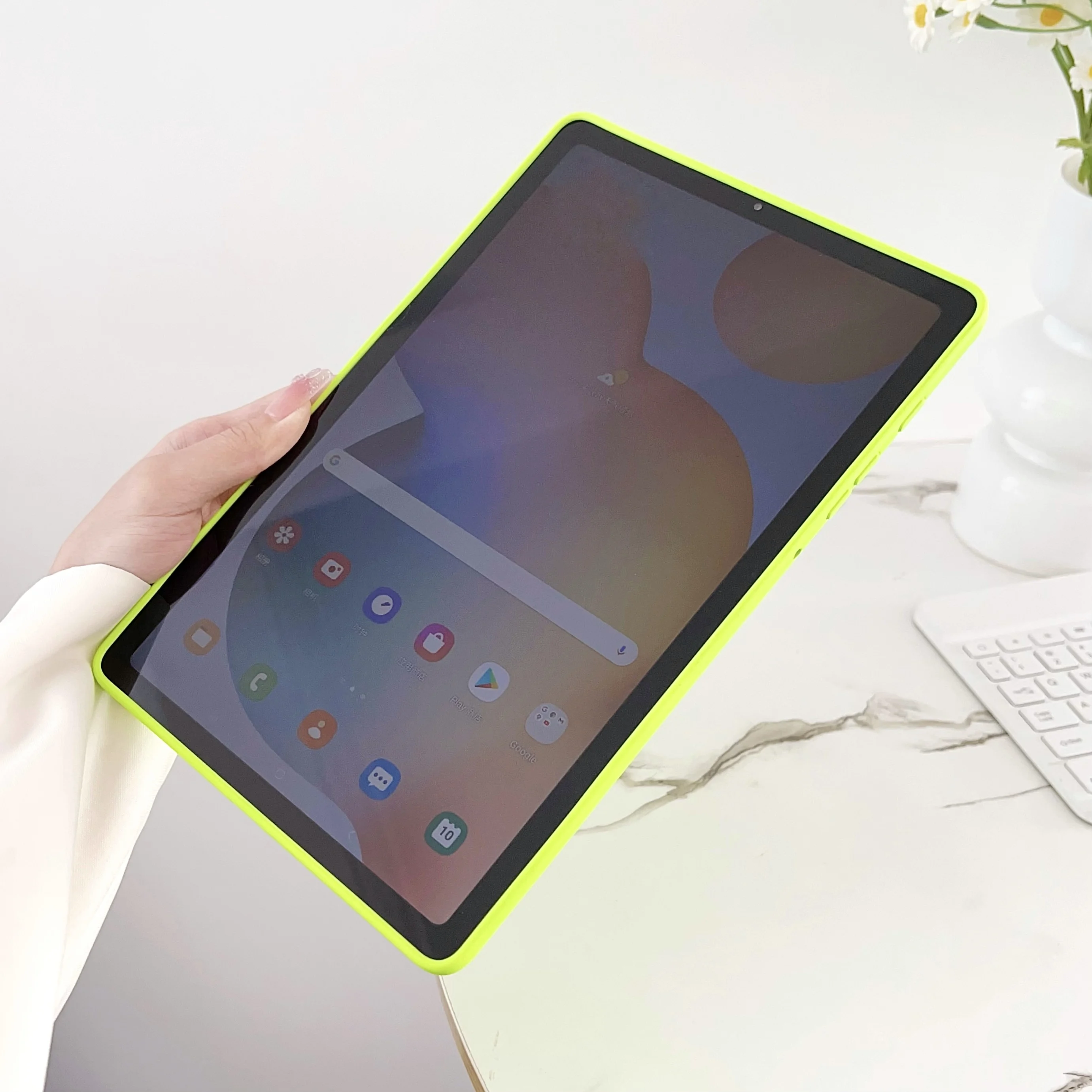   S9 FE ÷ ̽, SM-X810 X816B X610 X616B Ʈ TPU º Ŀ, Ǻ ģȭ ,   Funda Capa, 12.4 ġ