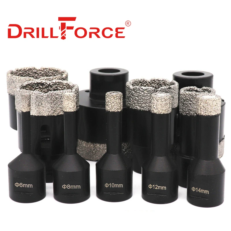 Drillforce M14 Thread Drilling Core Bit Hole Saw Porcelain Tile Marble