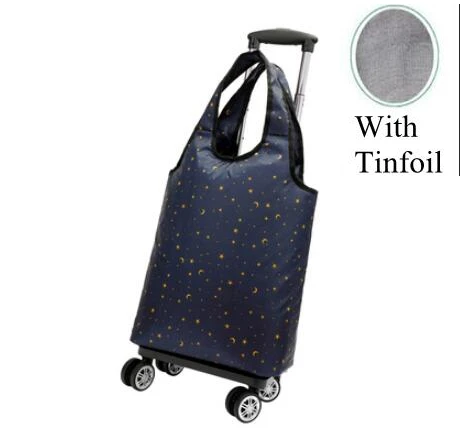 Equipaje de mano con ruedas para mujer, carrito para la compra_voghion.com