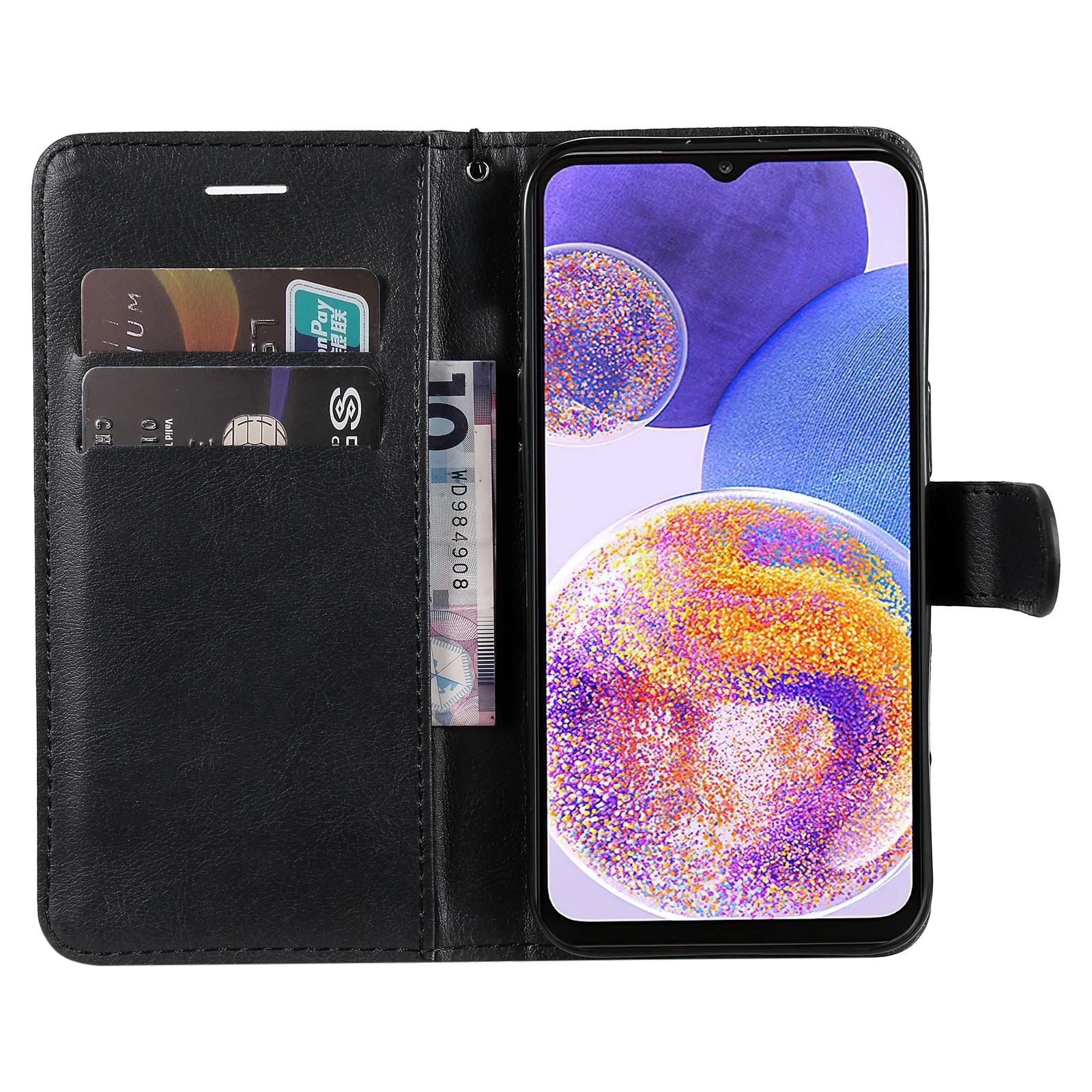 Elegant Flip Wallet Phone Case with Stand - Universal Design