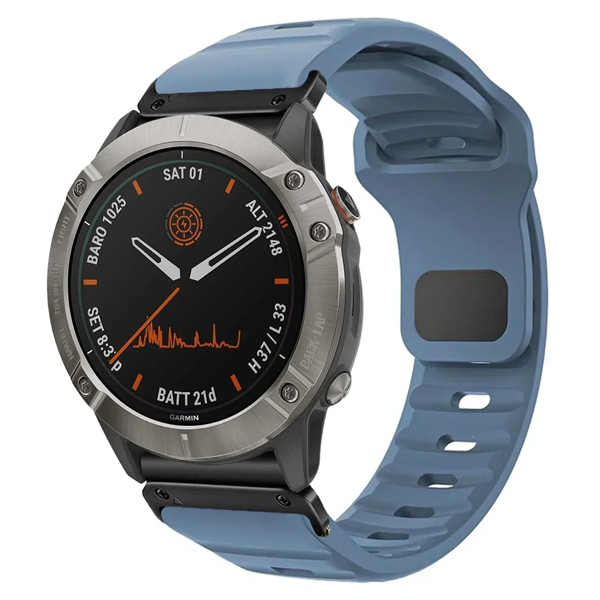 QuickFit Silicone No-Gap Watchband - Versatile 22mm & 26mm Strap