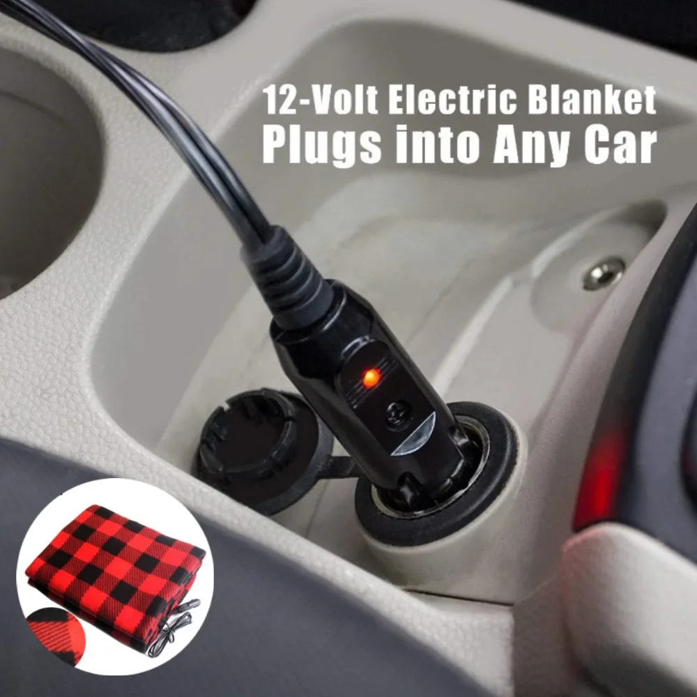 Winter Car 12V Electric Blanket Leg Heating Children's Blanket for Self Driving Recreational Vehicles Car Interior Supplies