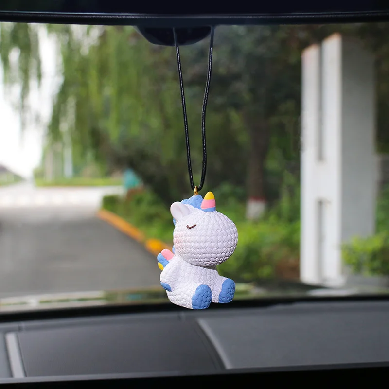 Hanging Accessories Cute Anime Car Mirror Suspension Decoration Charm  Pendant