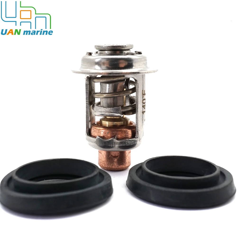 143°F 62°C Thermostat Kit for Mercury Outboard 833072004 833072003 833072 18-3536 18-3537 Engines