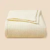 1pc Pure Cotton Blanket Waffle Pineapple For Honeycomb Mesh Blanket Baby Nap Blanket Lattice Mesh Throw Blanket Home Textile 6