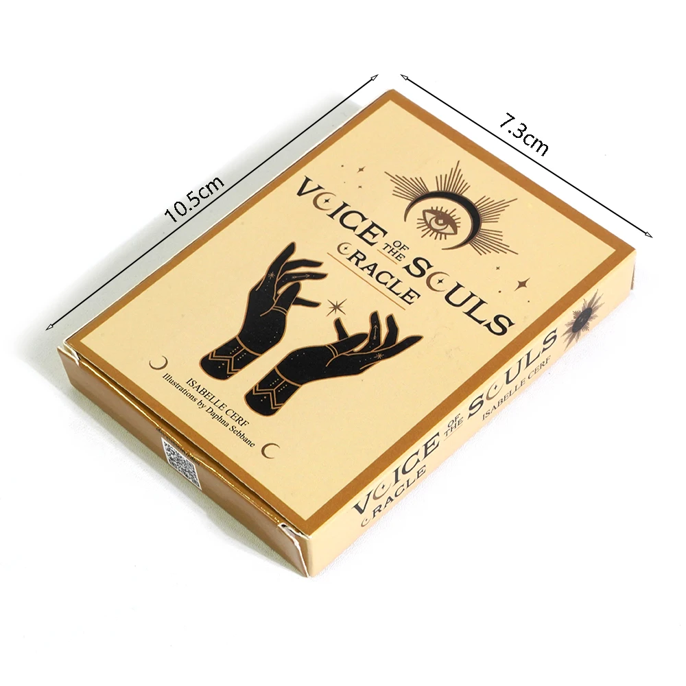 11*6.5cm Voice of the Souls Oracle 44 Full Color deck spirit guides and souls Love Oracle Cards Tarot For Beginners 4