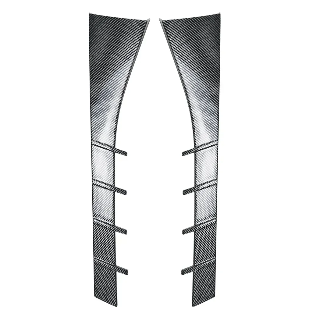 Dual Rear Window Side Spoiler Wings Splitter - ABS Trunk Side Wing Cover Stickers