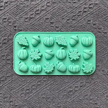 Autumn Pumpkin Leaf Silicone Baking Mold 4