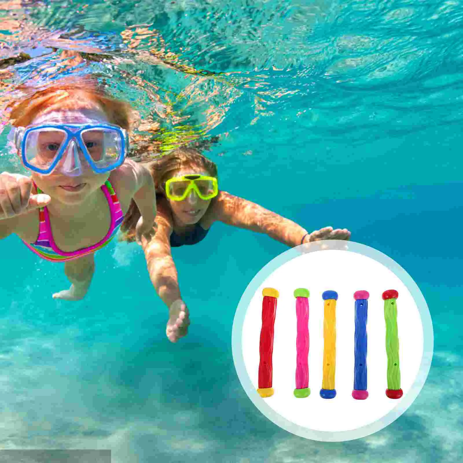 

5 Pcs Childrens Toys Children’s Diving Swimming Sticks Dive for Kids Pool Throwing
