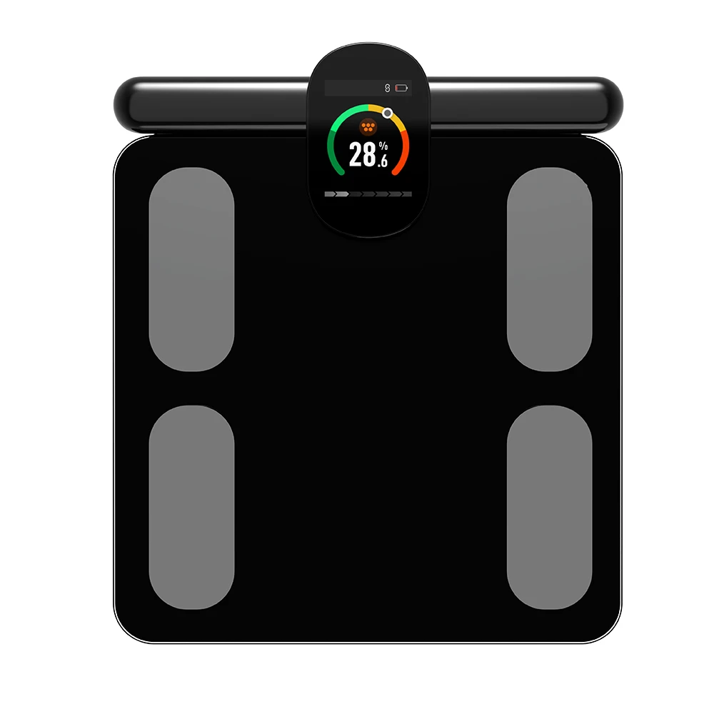 Fitdays Smart Body Composition Scale Hands 8 Electrodes Bioimpedance Balance Scale Professional Gym Smart Body Fat Scale