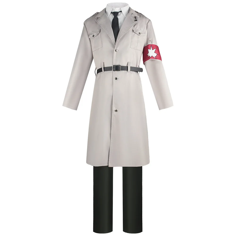 Attack on Titan: Reiner Braun | Marley Military Cosplay Costume 19 Attack on Titan Reiner Braun Marley Military Cosplay Costume