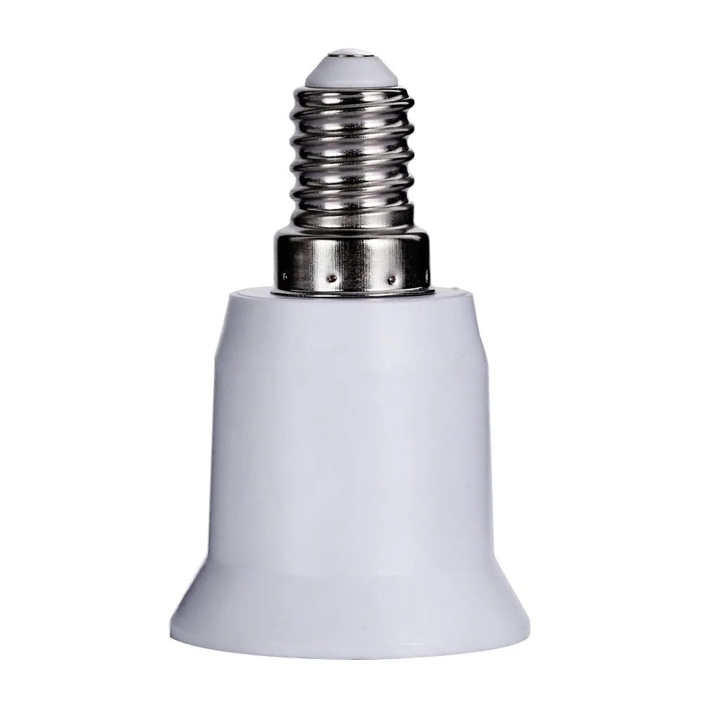 5Pcs E14 to E27 Lamp Holder Socket Base Adapter Flame-retardant PBT Holder Adapter for Switch Lighting Accessories