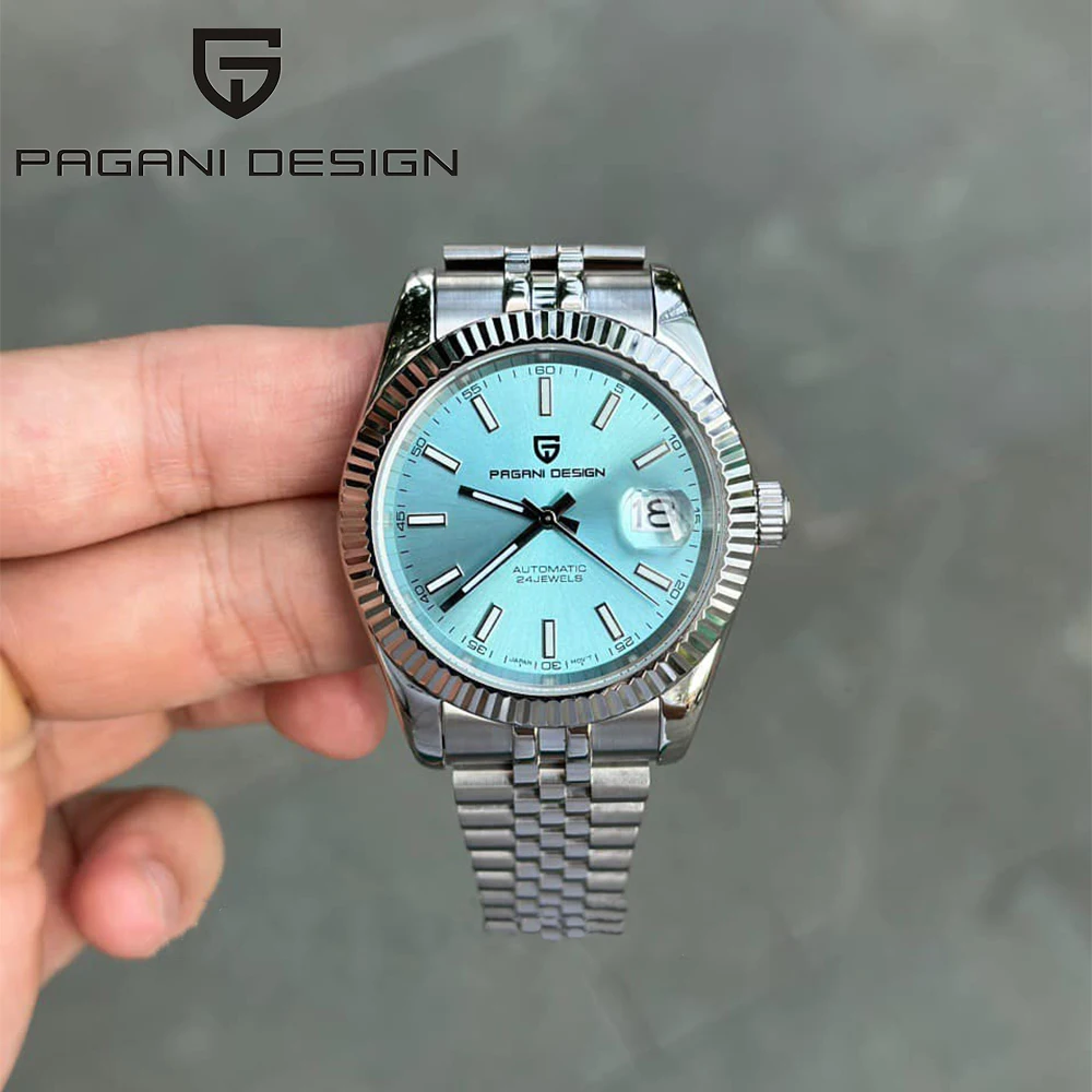 Mechanical Watch PAGANI DESIGN 40MM Men Japan Movement Automatic Sport Stainless Steel Waterproof