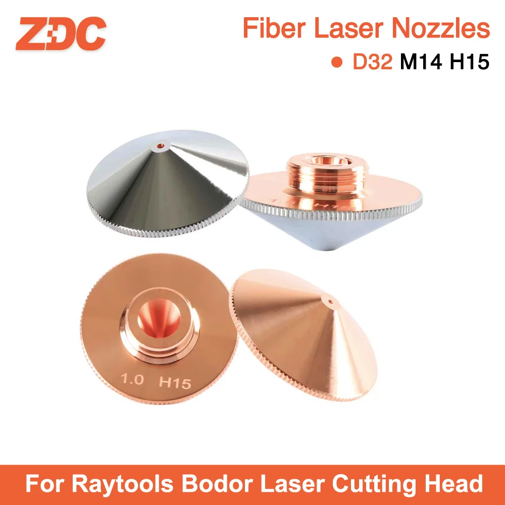 Laserdüse Raytools – Dia. 32 Mm, M14, H15, Kaliber 0,8–5,0 Mm, Einzel-/Doppelschicht, Für Faserlaser-Schneidemaschinen (1,0 Mm, Einzelschicht)