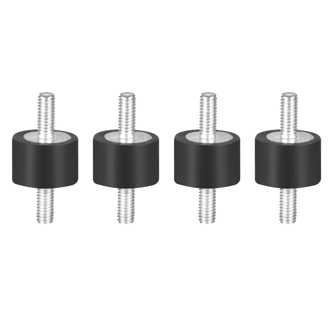 Rubber Shock Absorber 4pcs M3/M4/M5/M6 Rubber Vibration Mounts Anti Vibration Isolator Shock Damper For Air Compressors Water Pump Welding Machine