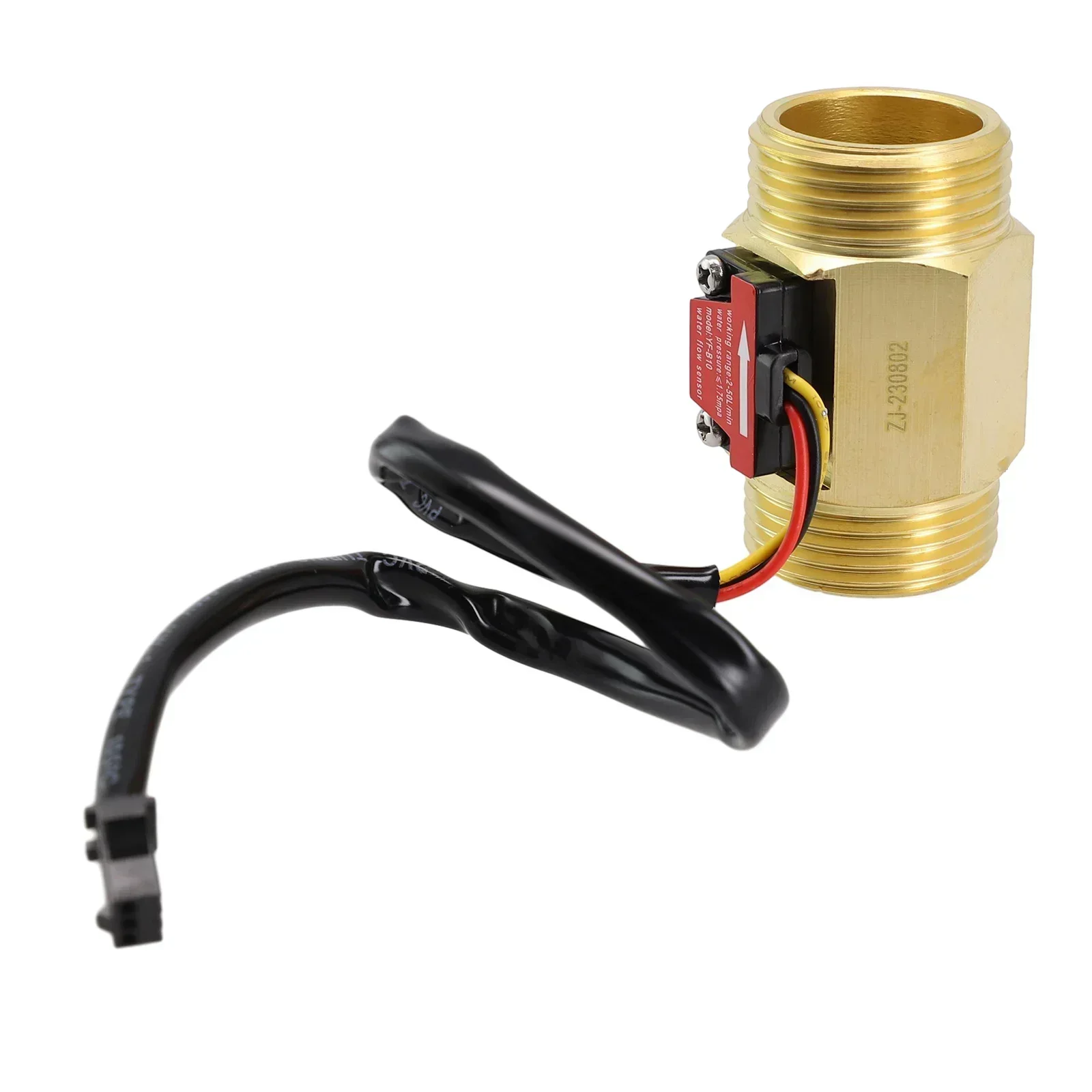 Water Stream Sensor Stream Meter YF-B10 1.75MPa Counter G1 Interface Hall Effect Liquid Hall Element Practical