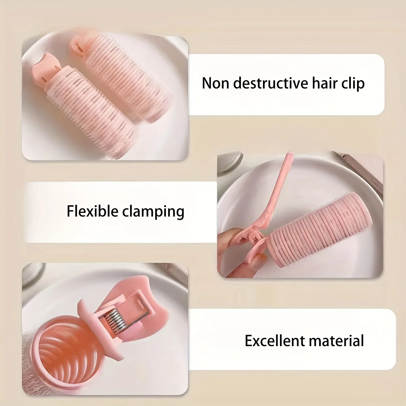 Bangs curling Irons Lazy Hair Rollers Fluffy Styling Clips Air overnight Curling heatless curler DIY Hair Styling accessories hair styling tool hair curling tools