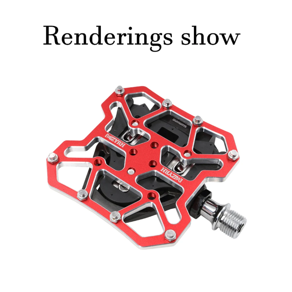Road Bicycle Pedal Cleats Set Mountain Bike Lock Pedal Kit Easy to Set up Hex Wrench Cycling Accessories ABS Metal Cn origin