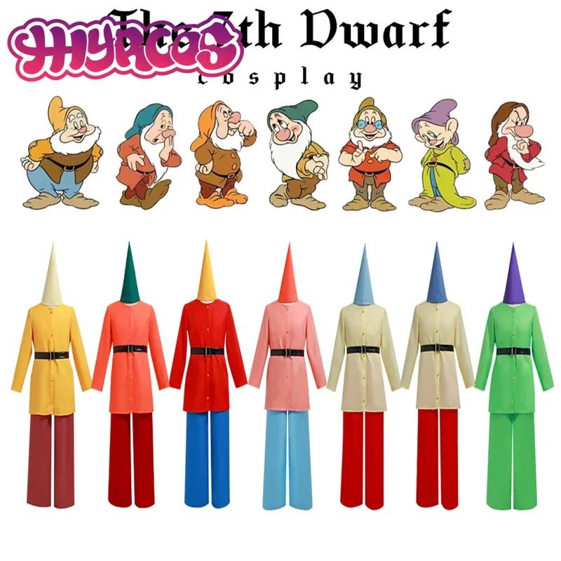 Movie Party Seven Dwarfs Cosplay Costume Anime Snow White and Seven ...