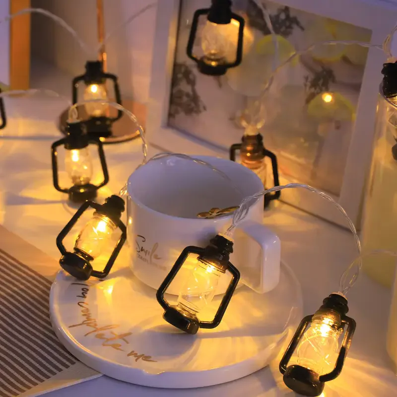 Vintage Lantern String Lights, 80 LED Decorative Lights for Home, Patio, and Garden