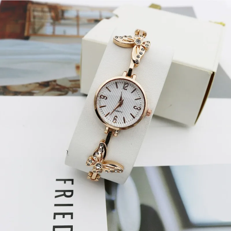 Women Luxury Gold Small Dial Bracelet Watches Stainless Steel Elegant Ladies Quartz Wristwatch Casual Female Clock