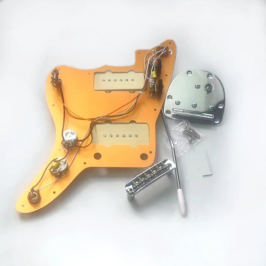 

Guitar Accessories Jazzmaster Loading Pickguards Pickup Bridge Pickup Guard Kit with Bridge for Jazzmaster Guitars / model GA427
