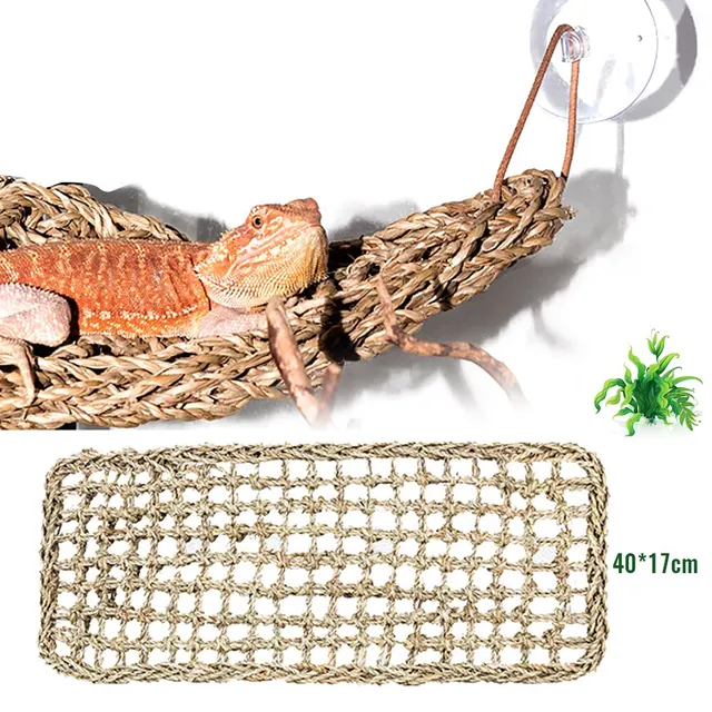 Reptile Hammock Terrarium Decoration For Lizard Lounger Small Hermit Crabs Geckos Bed Birds Reptile Mats Pets Supplies 3