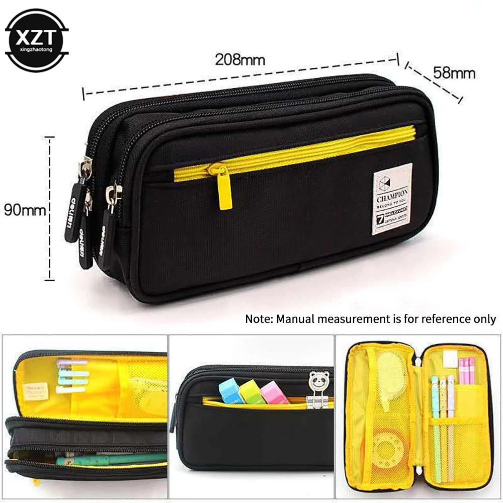 Astuccio per matite di grande capacità Cancelleria per ragazzi carini Borsa per penne regalo per ragazze Scatola per penne Astucci per matite Forniture per ufficio scolastico per studenti - immagine 4