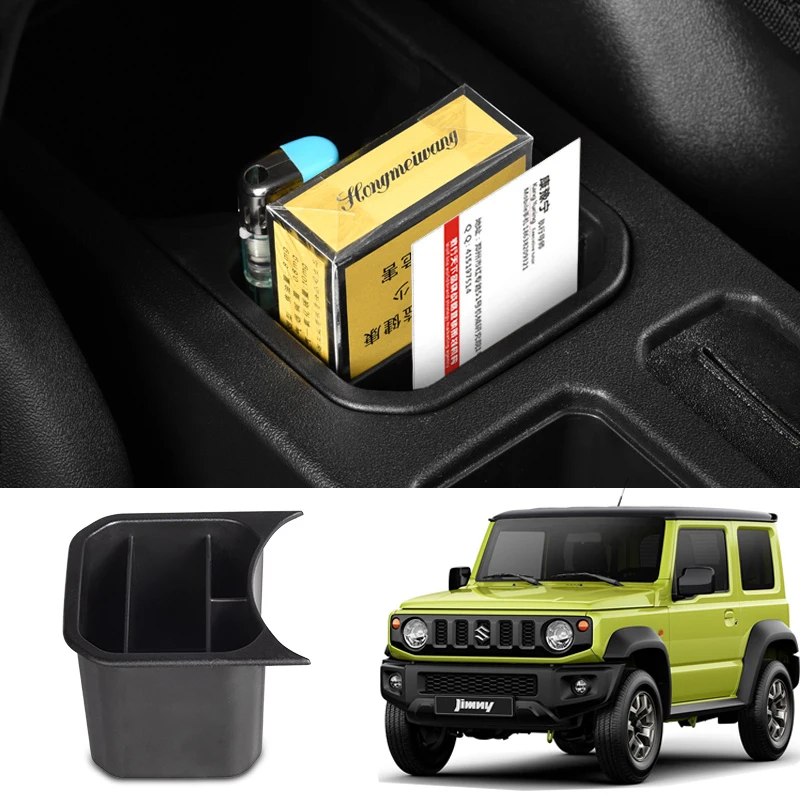 Car Center Console Organizer Water Cup Holder Storage Box Con Coin Key Card Per Suzuki Jimny Jb64 Jb74 2023 2022 2021 2020 2019
