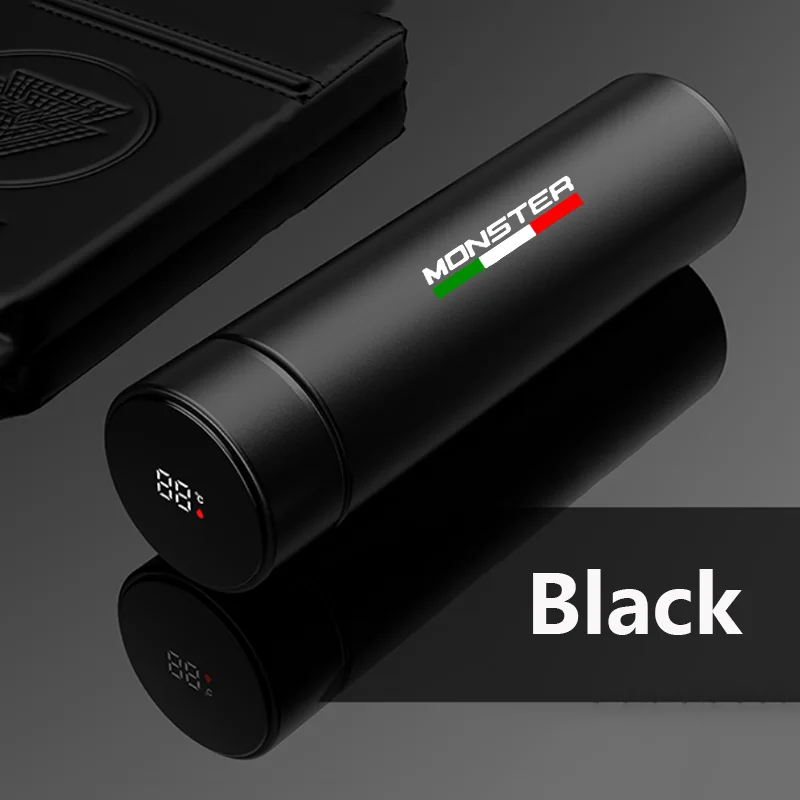 

For Ducati Monster ST2 M 400 500ml Intelligent Car Thermos Cup Tea Coffee Vacuum Flask Temperature Display Smart Water Bottle