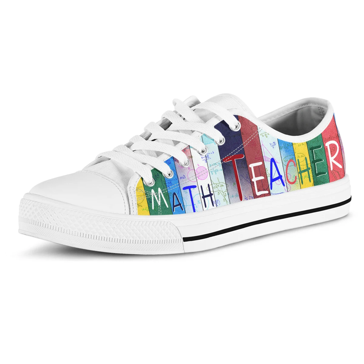 Math Teacher Low Top Shoes Women Sneakers Autumn Women's Canvas Shoes Autumn Women's Canvas Shoes