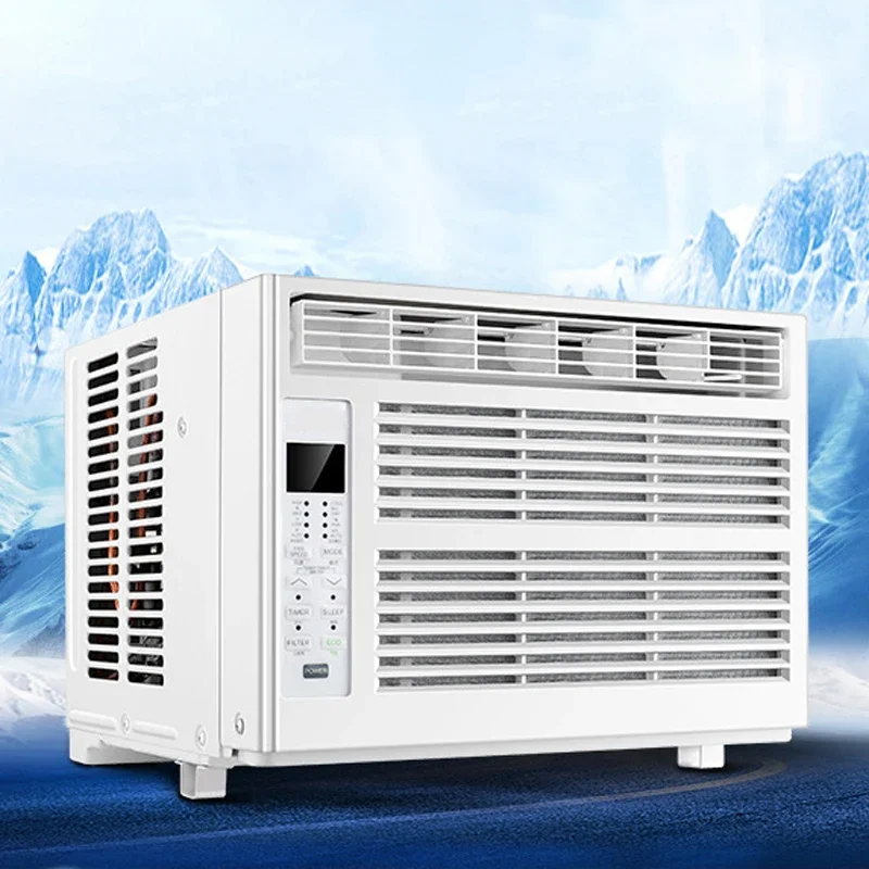 Window Air Conditioner Window-Mounted Portable Refrigeration Air Conditioners Cold 24-hour Timer Remote Control Room Cooler 5