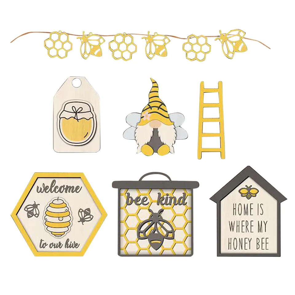 Summer Bee Crafts Decorative Tray Set