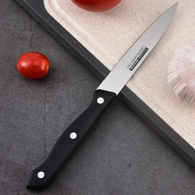 6pcs Set Stainless Serrated Steel Steak Knife Kitchen Accessories Fruit Vegetable  Knife Kitchen Knife Set Kitchen Household - AliExpress