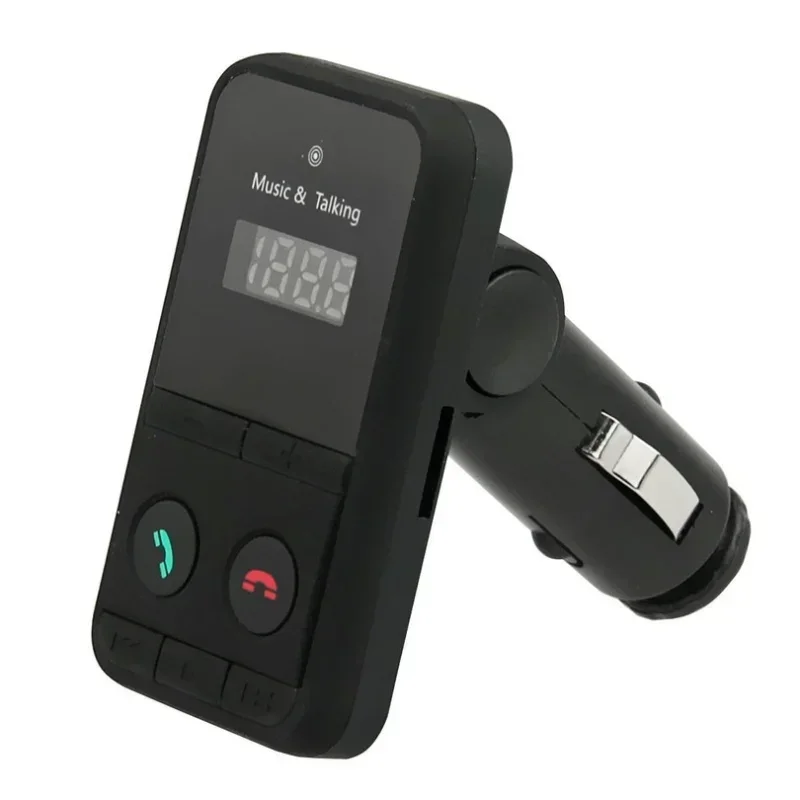 듀얼 USB 차량용 충전기 1A LCD FM 트랜스미터 블루투스 무선 카 키트 핸즈프리 MP3 음악 TF 카드 U 디스크 플레이어