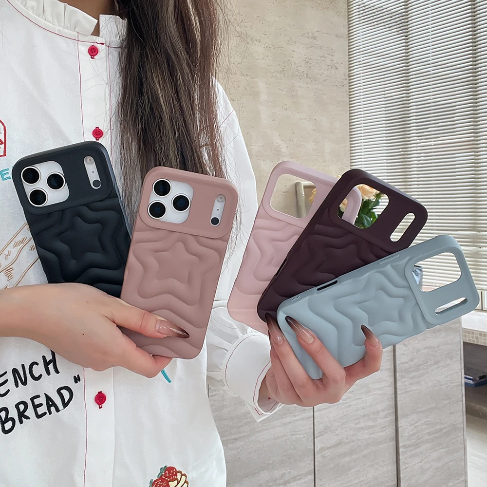 Silver Gradient Star Bling TPU Phone Case - Plating Silicone Back Cover