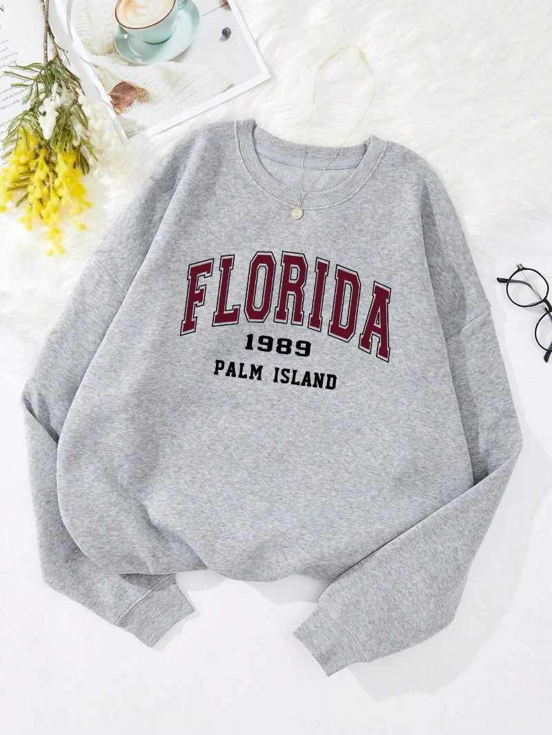 Fashion Woman Sweatshirts Arizona Natlonal Park Prints Pullovers Casual Crewneck Oversize Hoodies Fleece Warm Female Clothes 5
