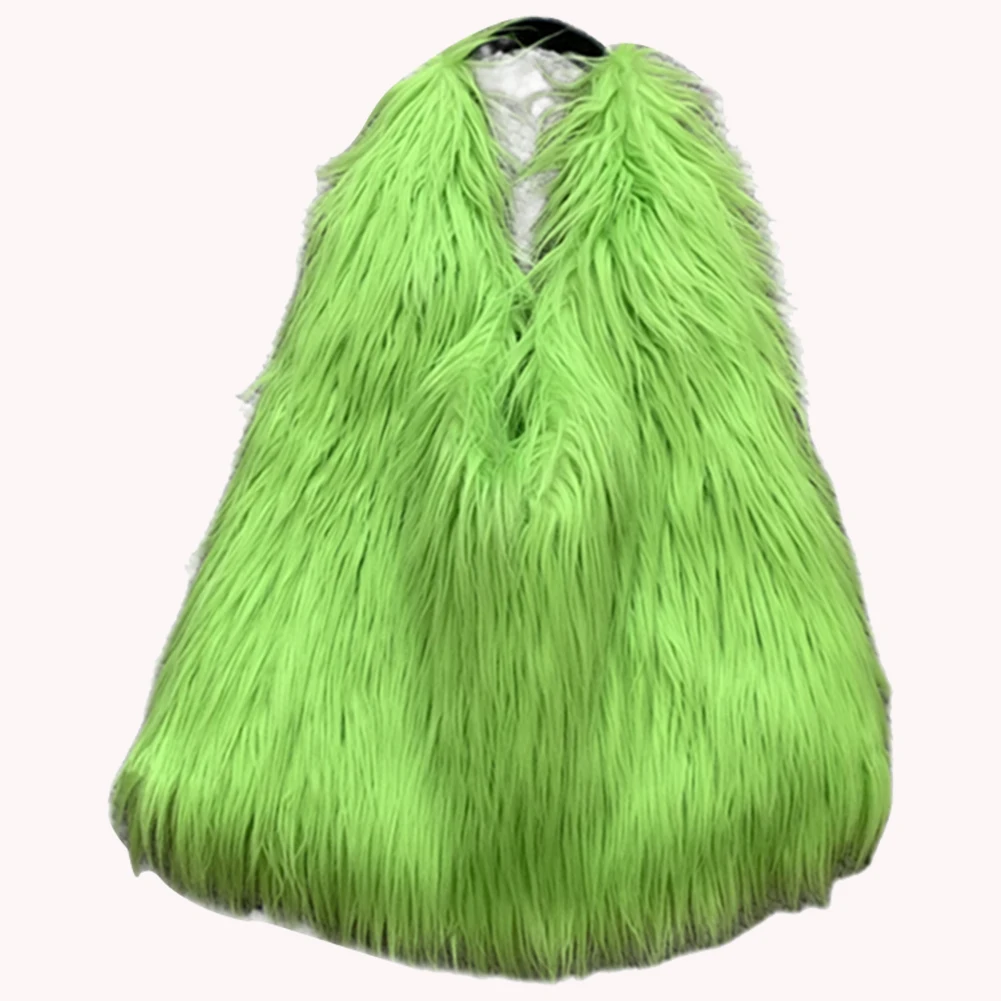 Women Fluffy Shoulder Bag Hasp  Tote Handbag Casual Solid Hobo Bag Versatile Large Capacity Fall Winter Soft Bag