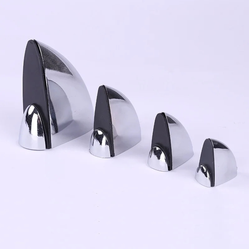 20pcs Semi-circular Metal Glass Shelf Clamp Bracket Holder for 4-9mm Thickness 